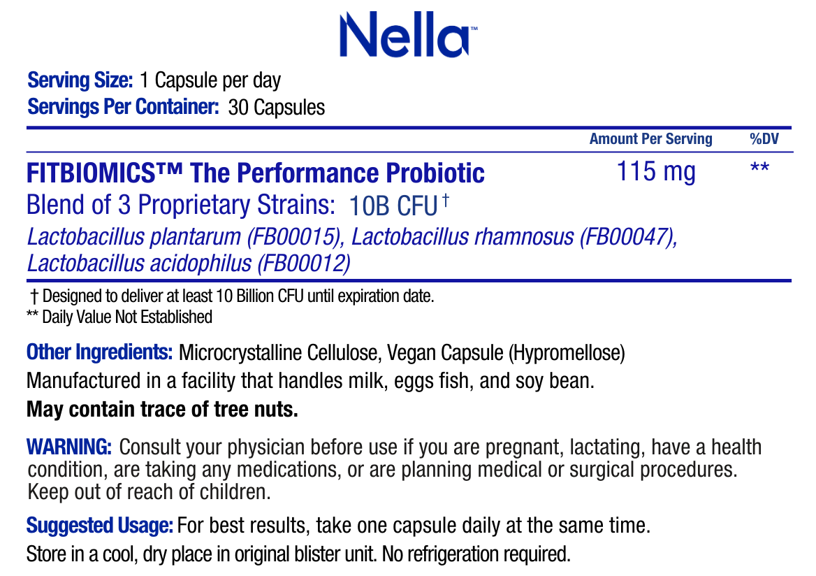 Master - Nella Gut Health Probiotic for Digestion, Sleep, and Energy (case of 12)